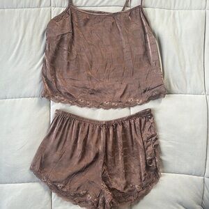 Skims Jacquard Silk Set